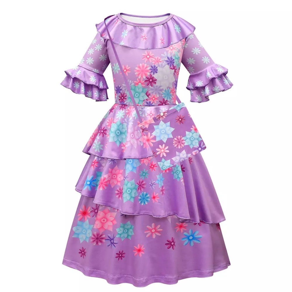 Boutique Encanto Isabella Dress Mirabel Costume set Bag included 5072 - Picture 2 of 7